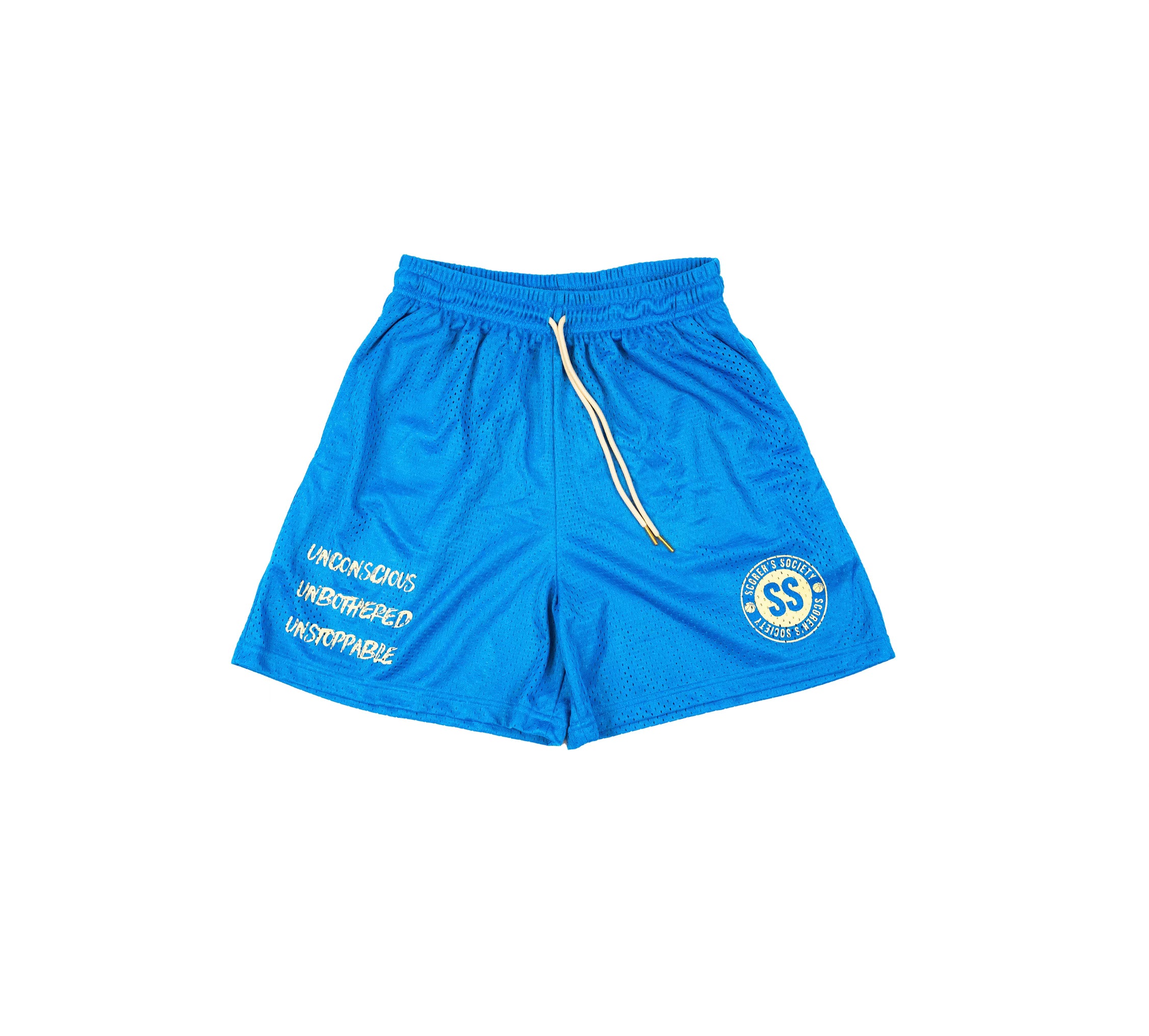Scorer's Society "Unstoppable" Shorts- Light Blue