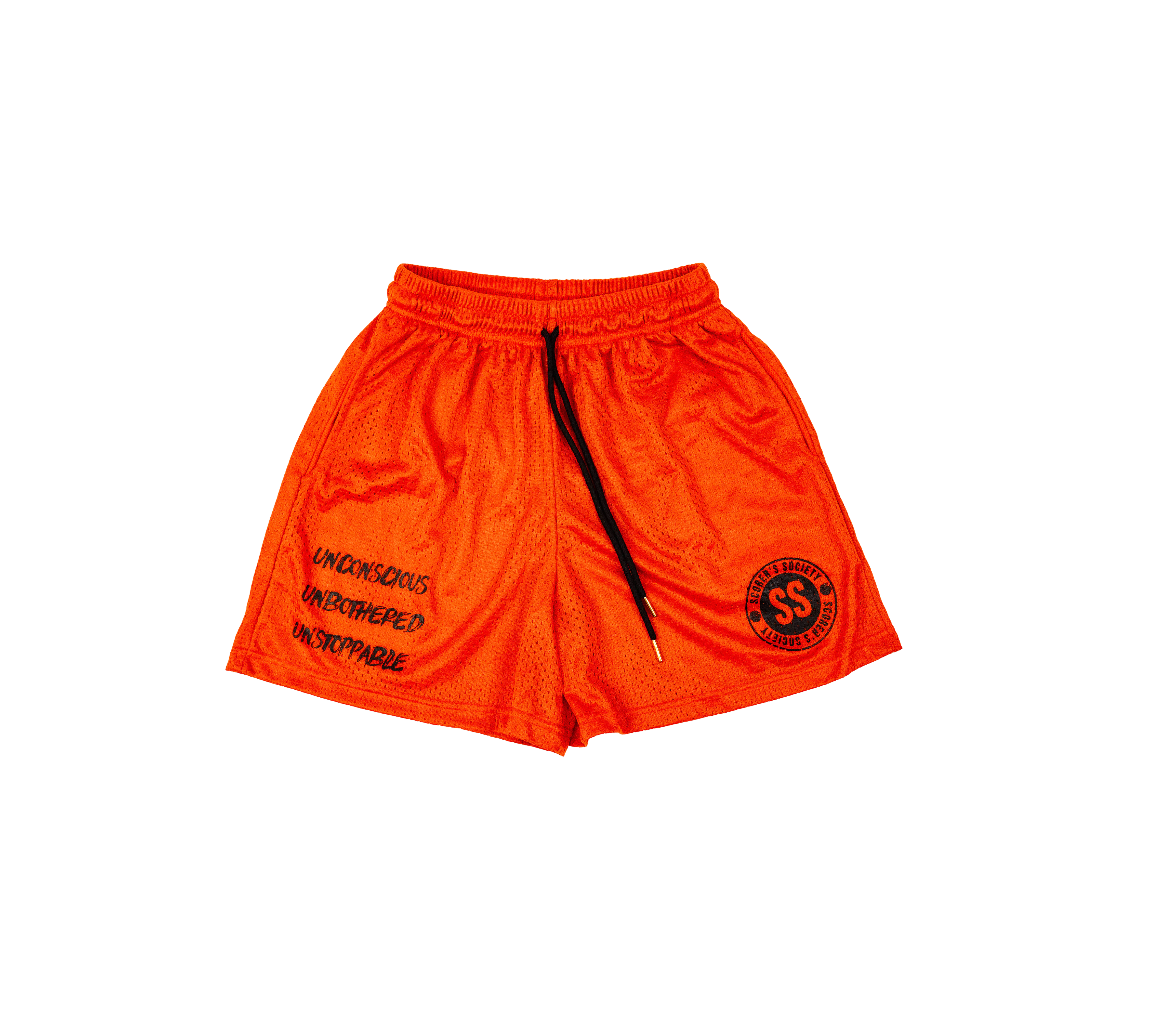 Scorer's Society "Unstoppable" Shorts - Orange