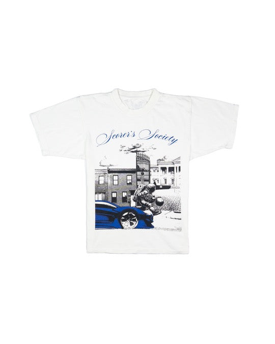 "Scorer's Street" T-Shirt in White