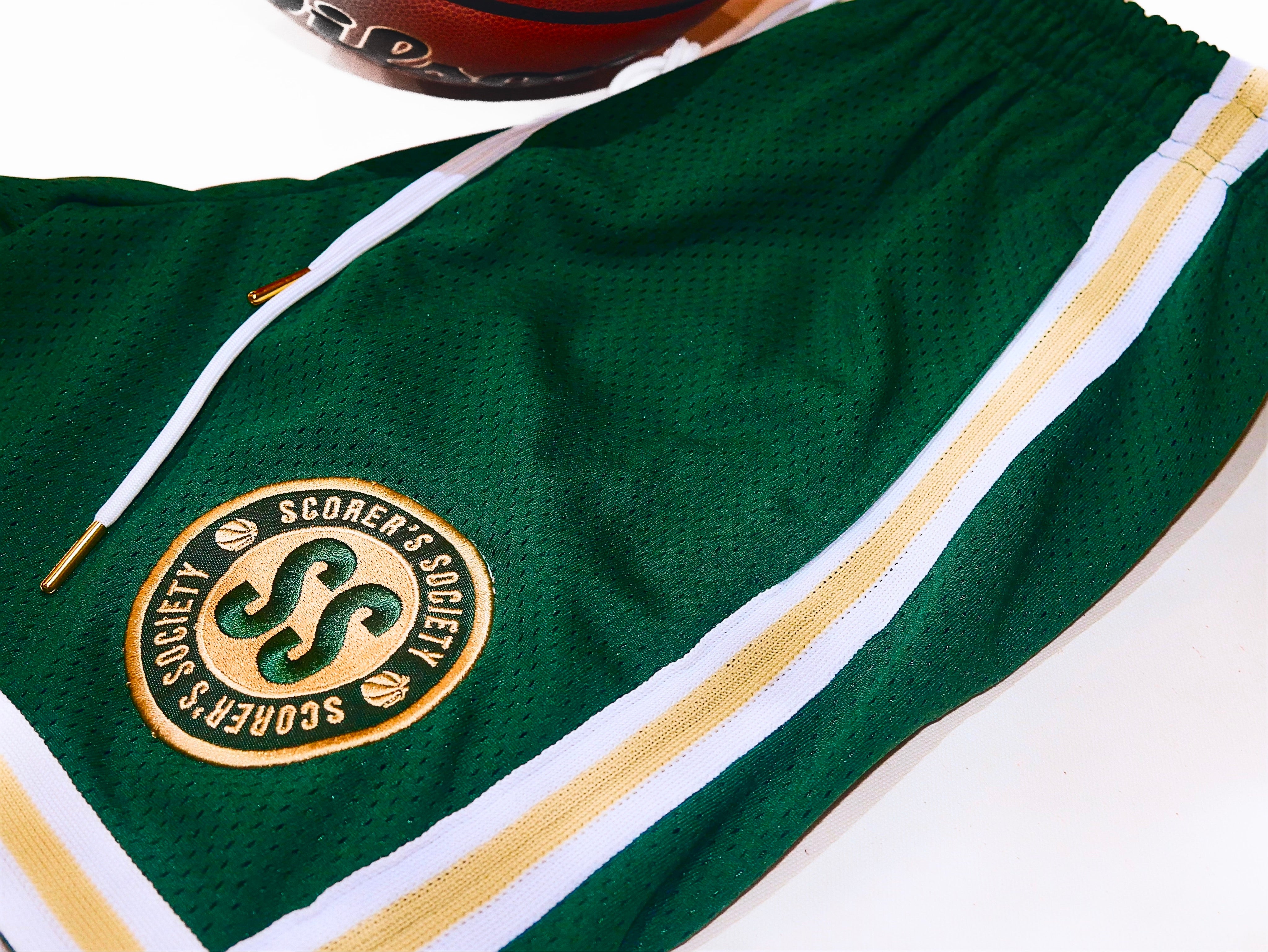 Scorer's Society Shorts in Forest Green