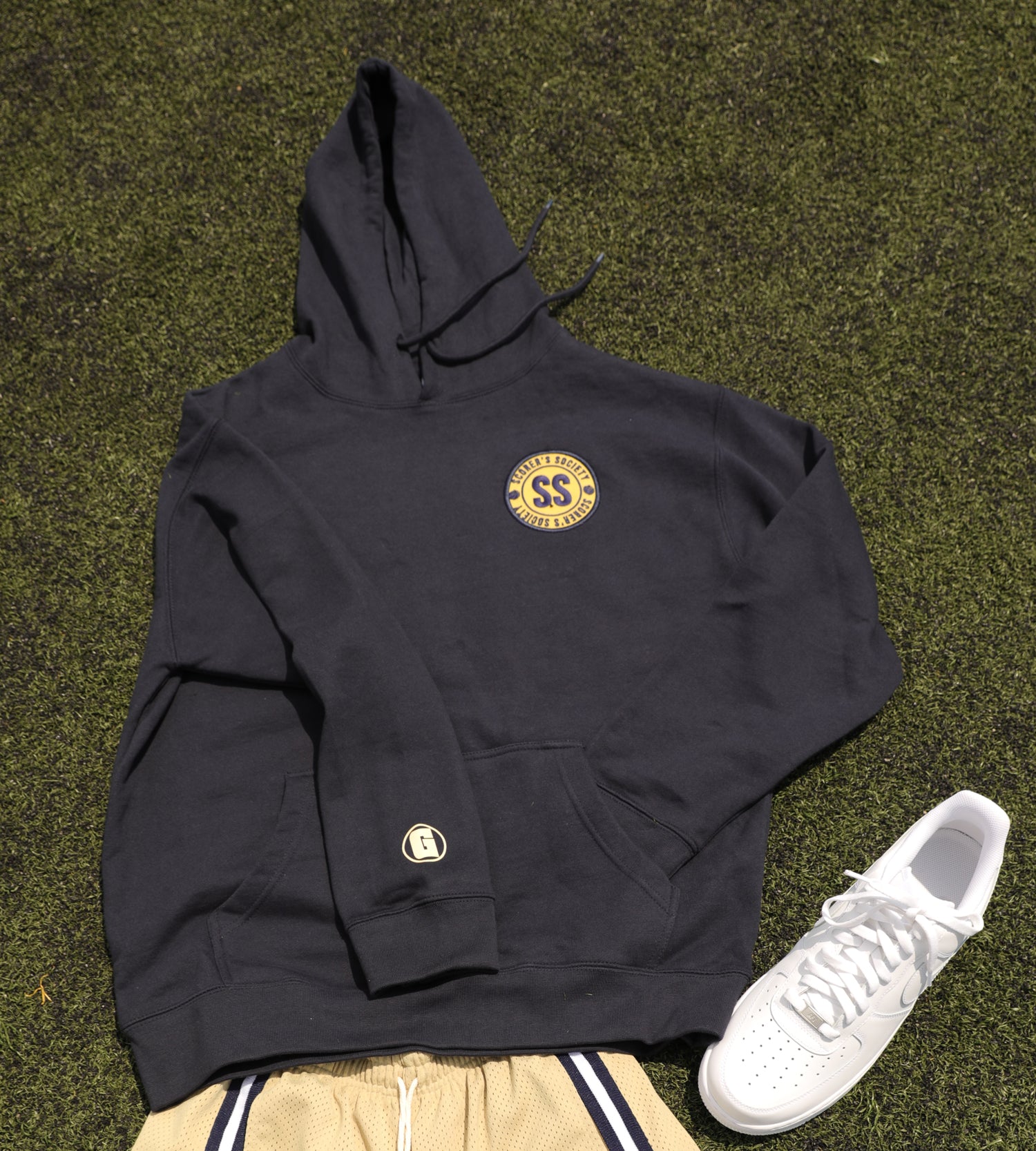 Scorer's Society Varsity Hoodie in Navy