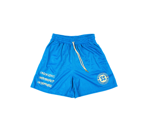 "Unstoppable" Shorts- Light Blue