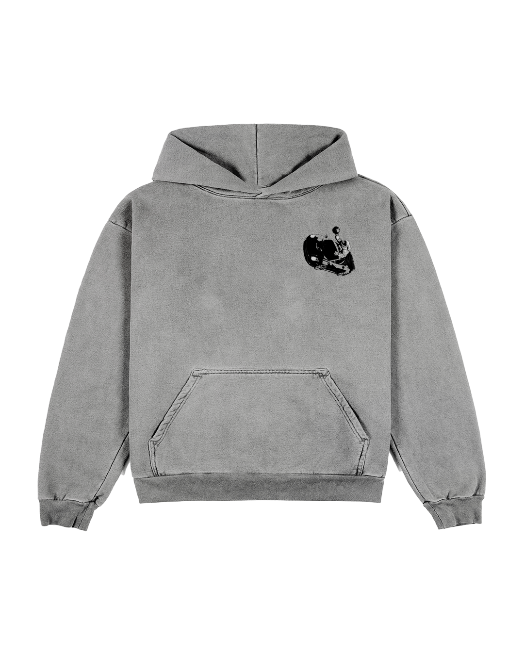 "Real Hoopers" Hoodie - Stormy Gray