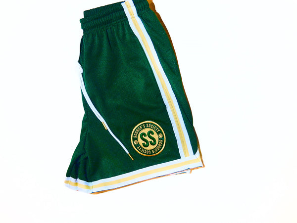 Scorer's Society Shorts in Forest Green