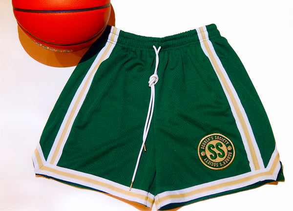 Scorer's Society Shorts in Forest Green